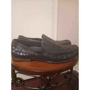Cole Haan Penny Loafers Mens 11.5 M Brlack Leather Slip On Dress Shoes 5713141
